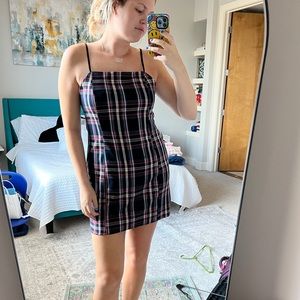 Patterned mini dress